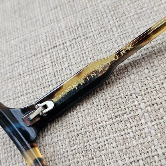 Trina Turk Women Eyeglasses/Sunglasses Frame BLUE STRIPE KIAMA 57[]18 130 - Picture 9 of 12